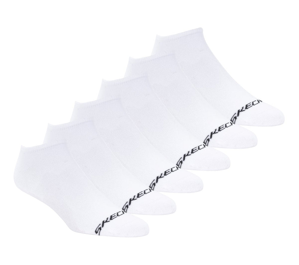 6 Pack Men's Cotton No Show Socks | Skechers US