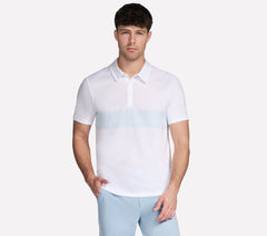 GO DRI Charge Palm Stripe Polo | Skechers outlet