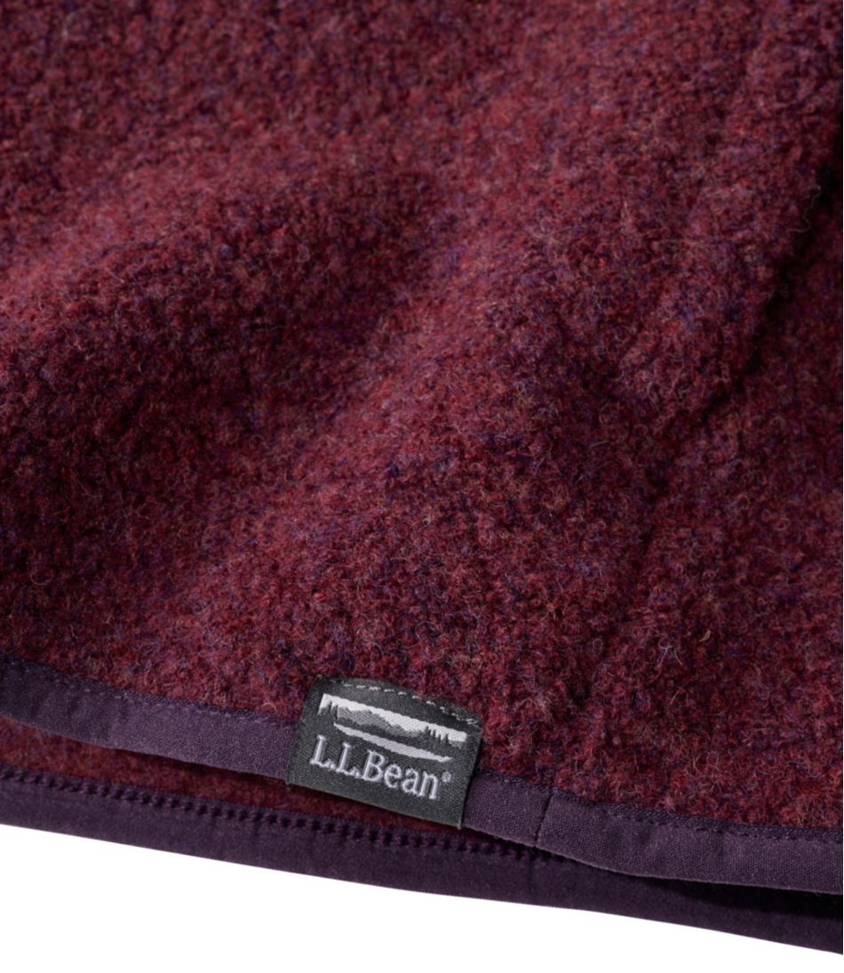 L.L.Bean Women's All Season Wool Fleece Full-Zip Jacket NEW|CLOTHING|OUTERWEAR|SALE
