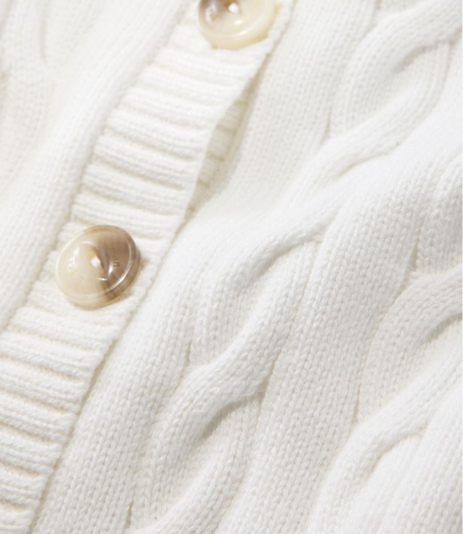 L.L.Bean Women's The Original Double L® Sweater, Cable Cardigan NEW|CLOTHING
