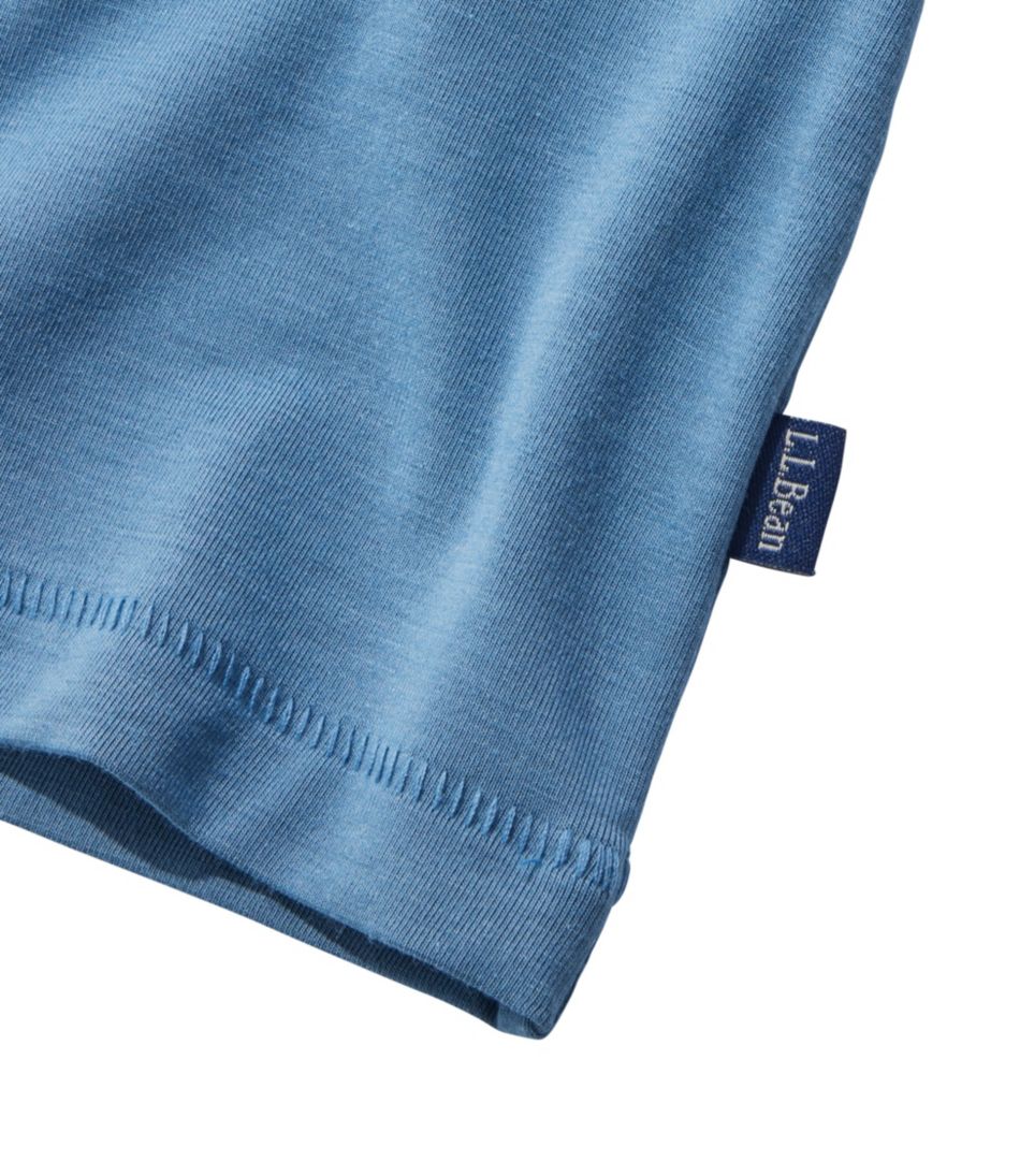 L.L.Bean Women's Soft Stretch Supima-Blend Tee, Scoopneck Short-Sleeve CLOTHING