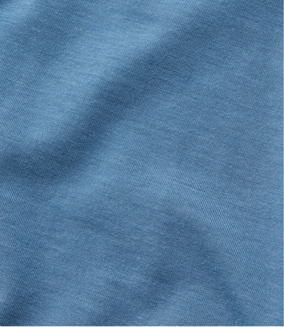 L.L.Bean Women's Soft Stretch Supima-Blend Tee, Scoopneck Short-Sleeve CLOTHING