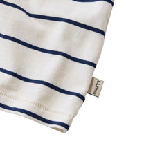 L.L.Bean Women's Soft Stretch Supima-Blend Tee, Crewneck Short-Sleeve Striped CLOTHING