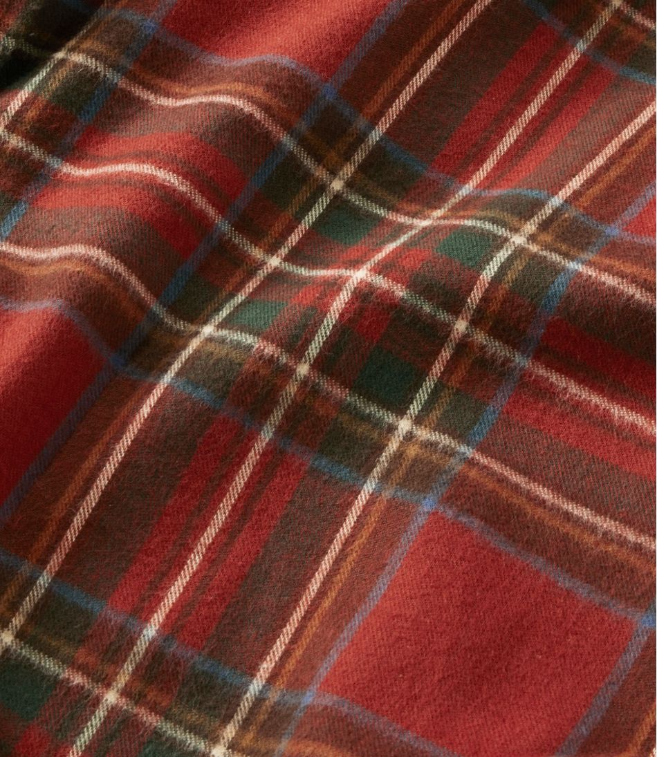 L.L.Bean Women's Scotch Plaid Flannel Shirt, Boyfriend CLOTHING|SALE