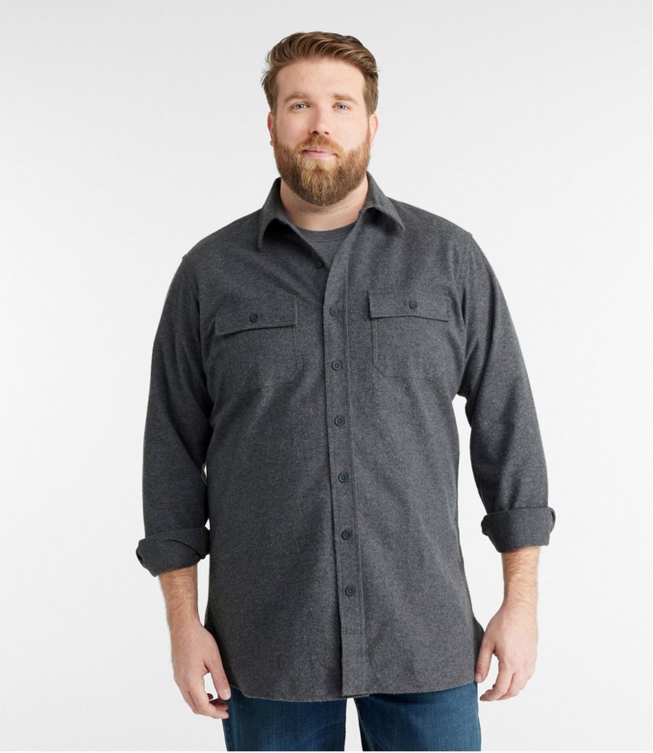 L.L.Bean Men's Chamois Shirt, Traditional Fit CLOTHING