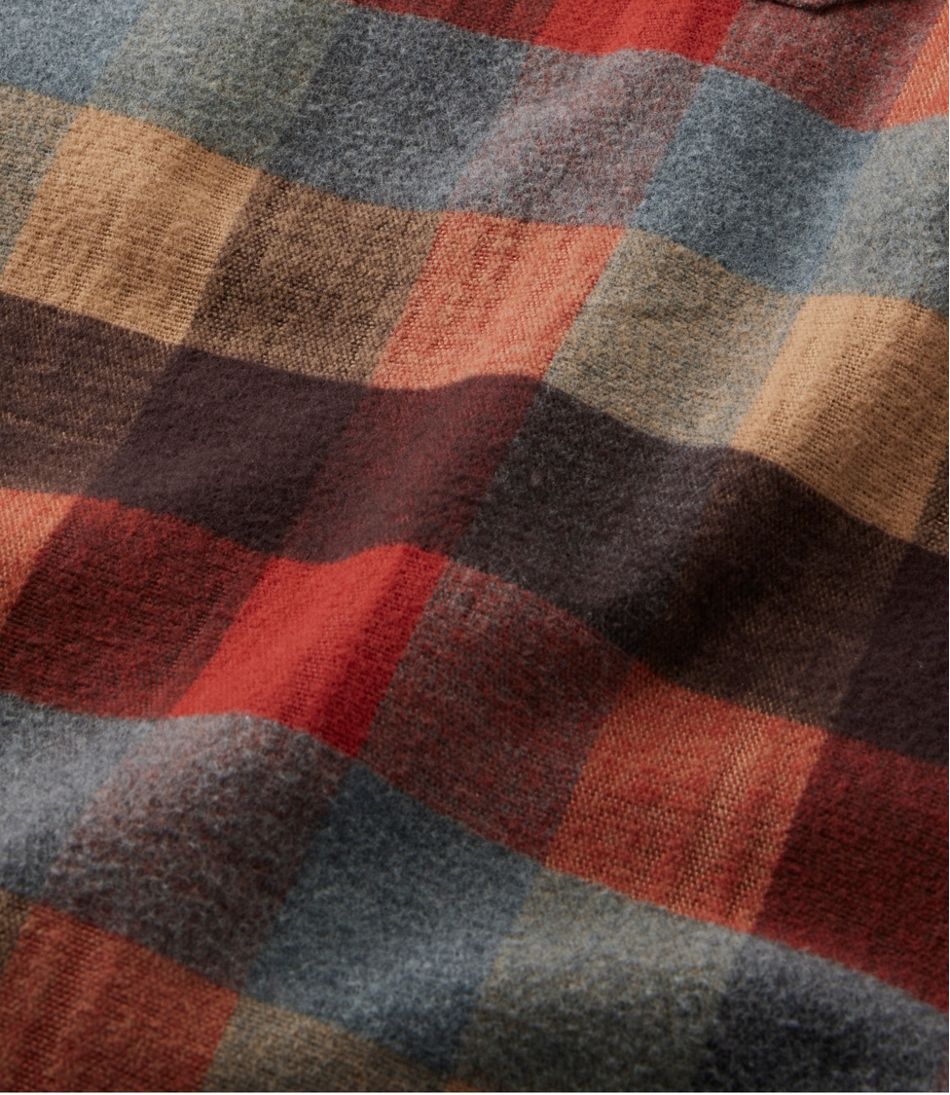 L.L.Bean Men's Chamois Shirt, Traditional Fit, Plaid CLOTHING|SALE