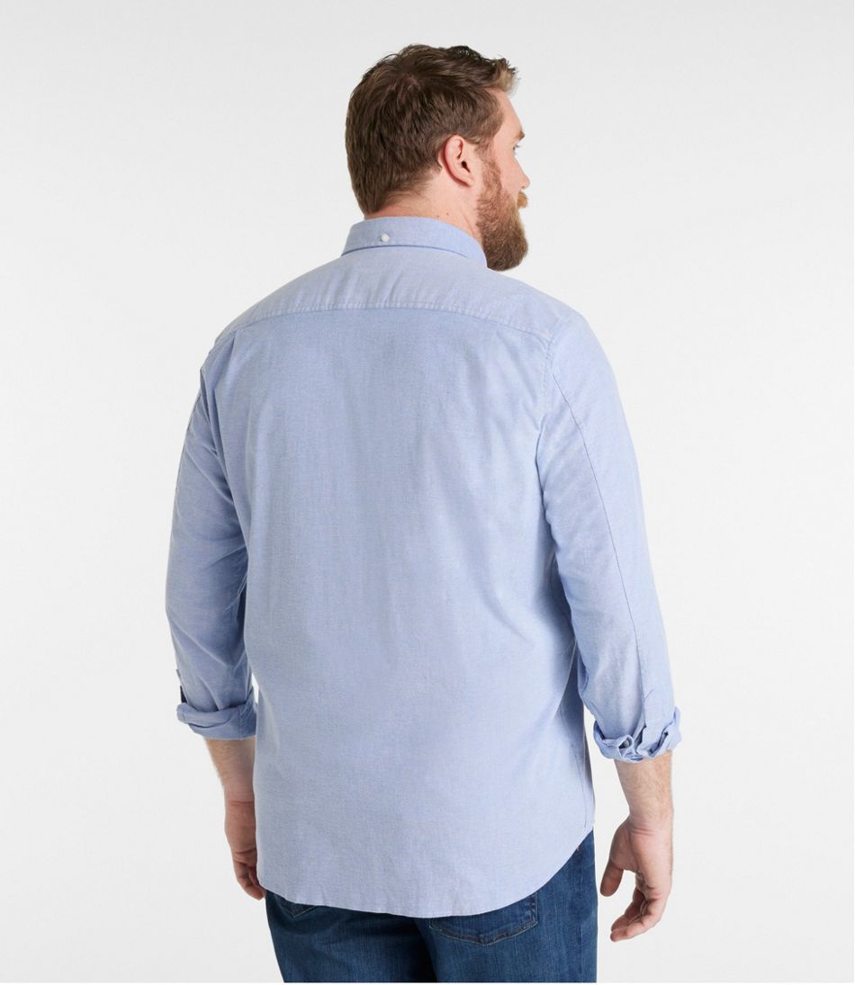 L.L.Bean Men's Comfort Stretch® Oxford Shirt, Traditional Untucked Fit CLOTHING|SALE
