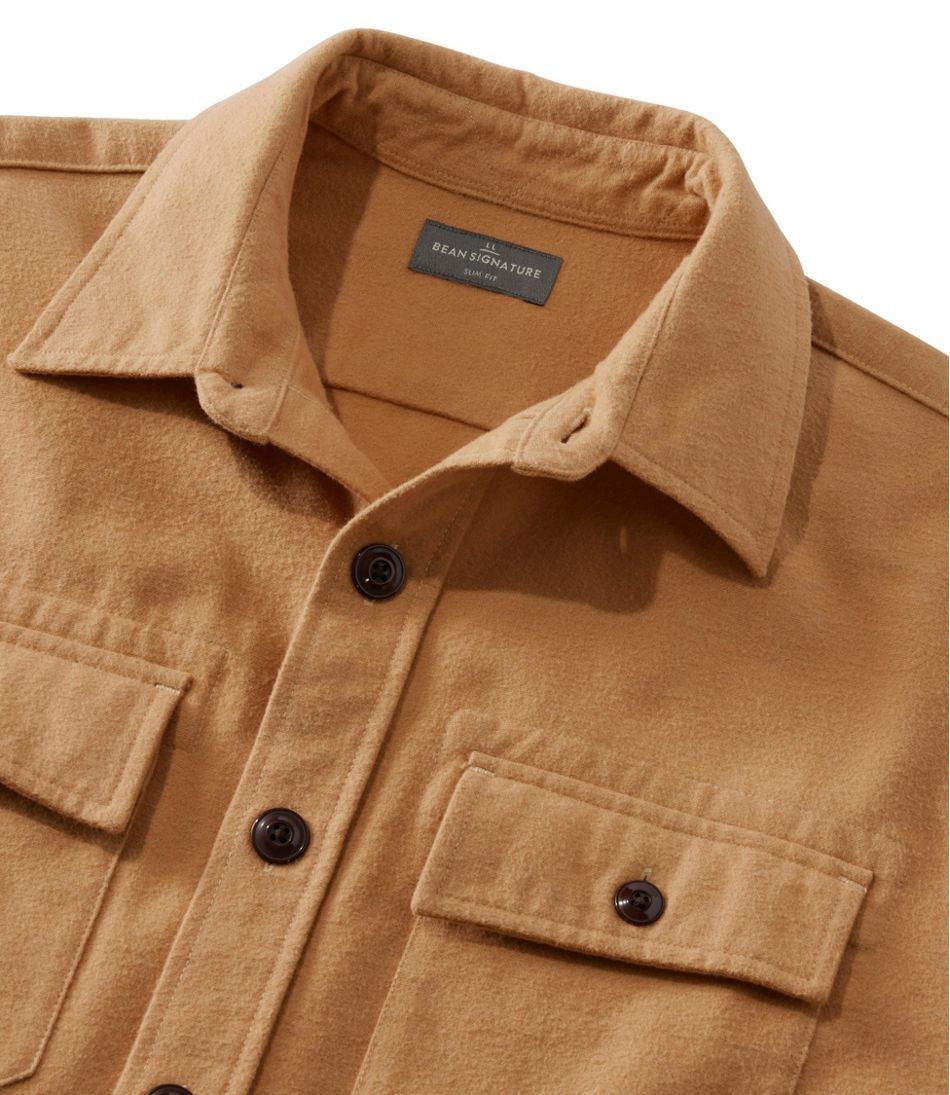 L.L.Bean Men's Signature 1933 Chamois Cloth Shirt, Slim Fit CLOTHING|SALE