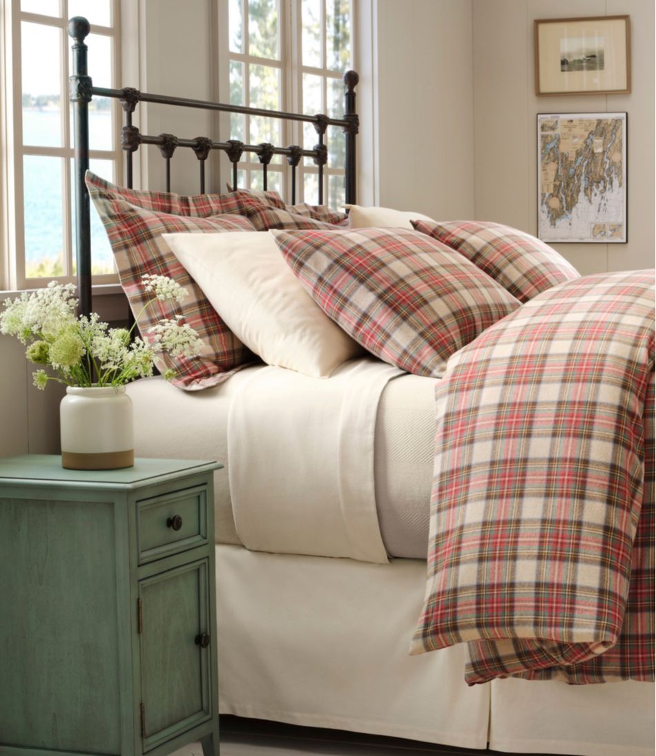L.L.Bean Ultrasoft Comfort Flannel Pillowcases, Set of Two HOME GOODS