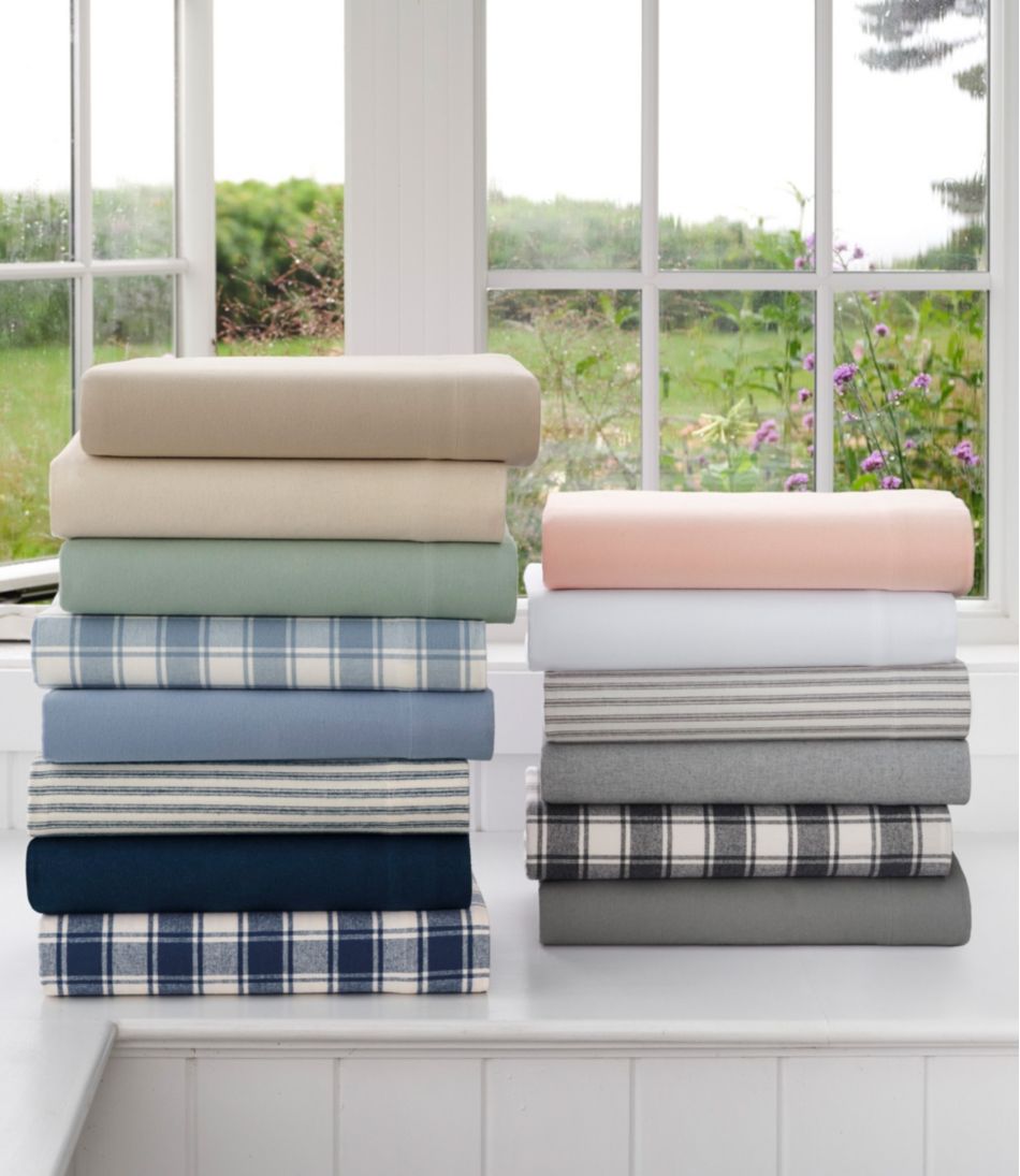 L.L.Bean Ultrasoft Comfort Flannel Sheet, Flat HOME GOODS