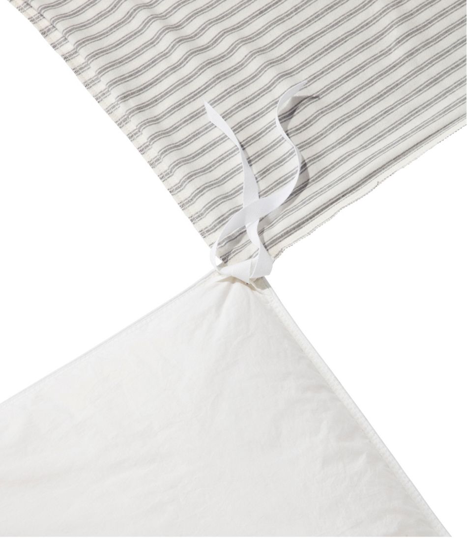 L.L.Bean Ultrasoft Comfort Flannel Comforter Cover Collection, Stripe HOME GOODS