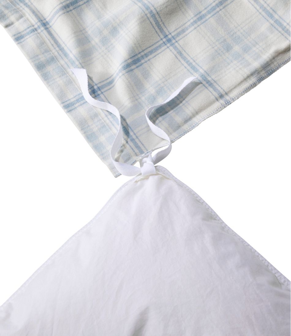 L.L.Bean Ultrasoft Comfort Flannel Comforter Cover Collection, Plaid HOME GOODS