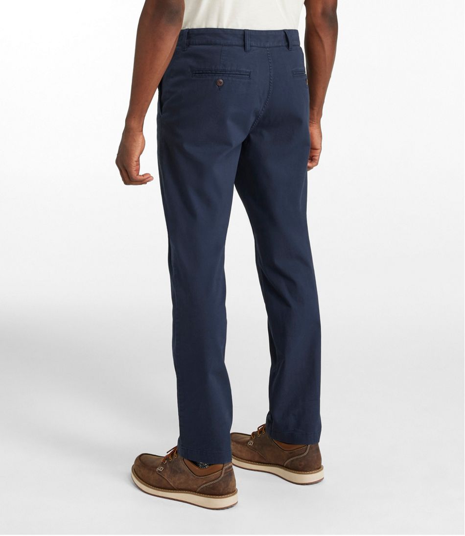 L.L.Bean Men's Lakewashed® Stretch Khakis, Standard Athletic Fit, Tapered Leg CLOTHING|SALE