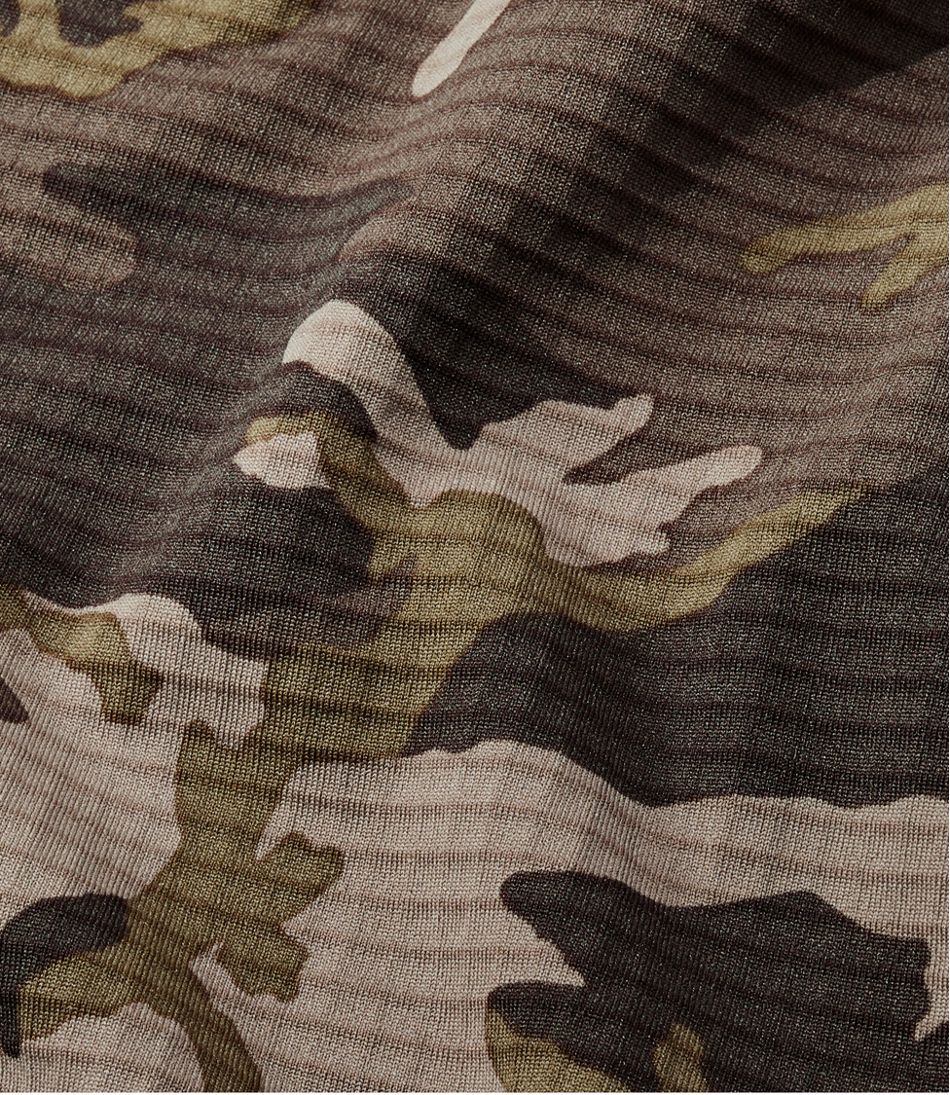 L.L.Bean Men's Heavyweight Base Layer Hoodie, Print CLOTHING