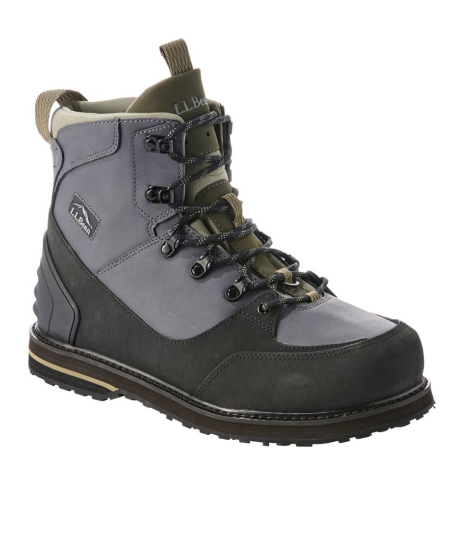 L.L.Bean Men's Emerger Wading Boots, Studded OUTDOOR EQUIPMENT