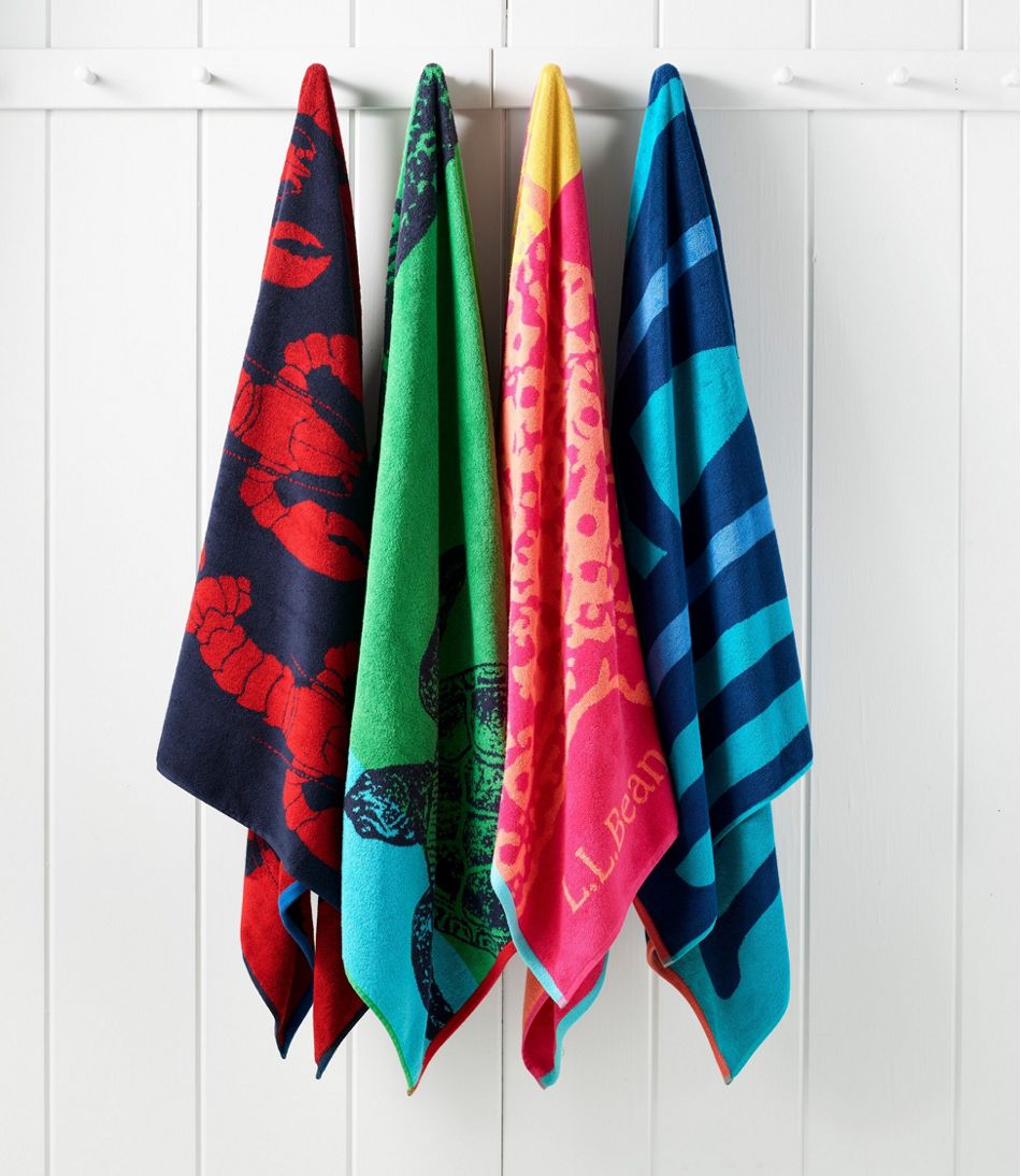 L.L.Bean Seaside Beach Towel, Starfish OUTDOOR EQUIPMENT|HOME GOODS