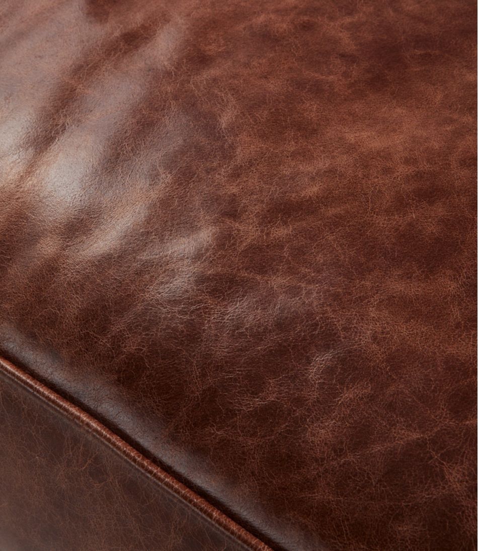 L.L.Bean Bean's Leather Lodge Sofa HOME GOODS