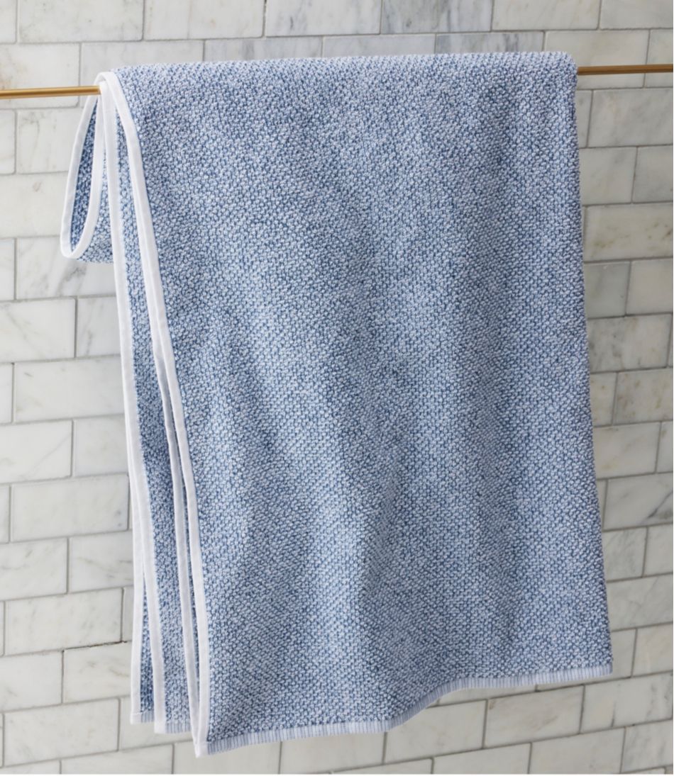 L.L.Bean Organic Textured Cotton Towel Set, Marled HOME GOODS