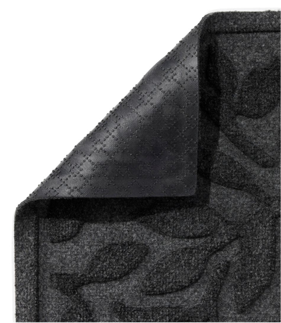 L.L.Bean Heavyweight Recycled Waterhog Mat Runner, Woodland Leaf HOME GOODS