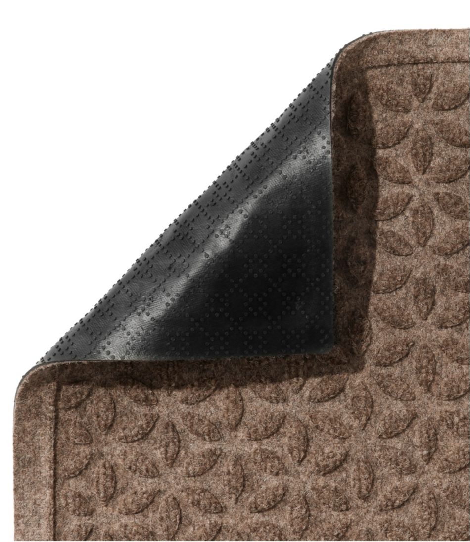 L.L.Bean Heavyweight Recycled Waterhog Mat Runner, Blooming Circles HOME GOODS