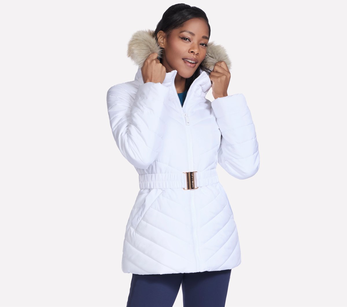 On-The-GO GO SHIELD Cozy Fit Belted Parka | Skechers outlet