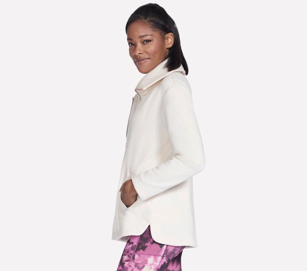 GO SNUGGLE Tunic Full Zip Jacket | Skechers outlet