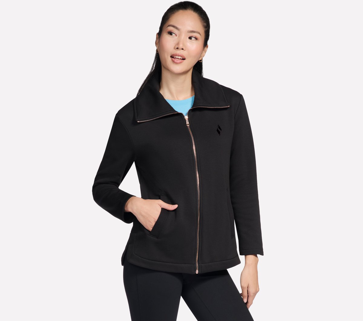 GO SNUGGLE Tunic Full Zip Jacket | Skechers sale