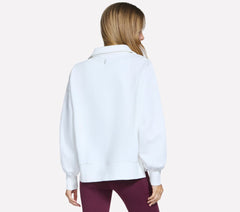 Downtown Cozy Fit Collared Long Sleeve | Skechers for sale