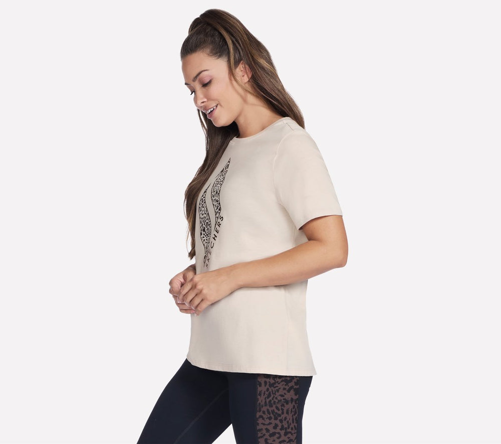 Diamond Cheetah Short Sleeve Tee | Skechers on sale