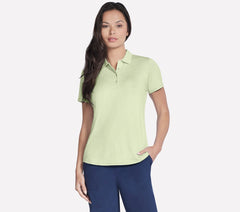 Short Sleeve On The Green Striped Polo | Skechers on sale