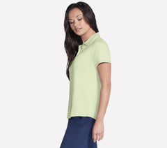 Short Sleeve On The Green Striped Polo | Skechers on sale