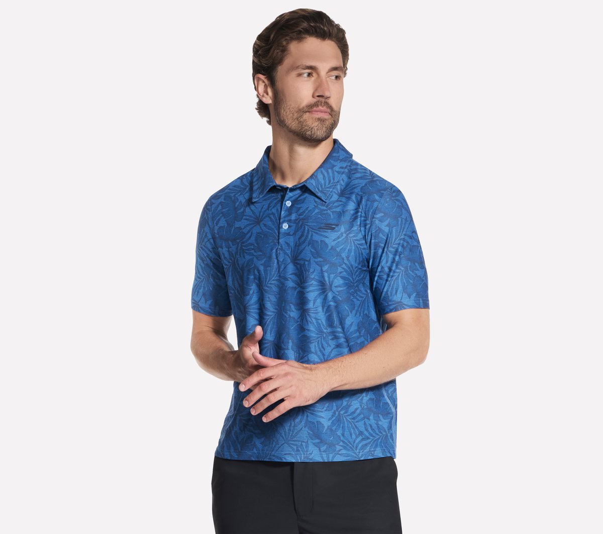 GO DRI All Day Printed Polo | Skechers outlet